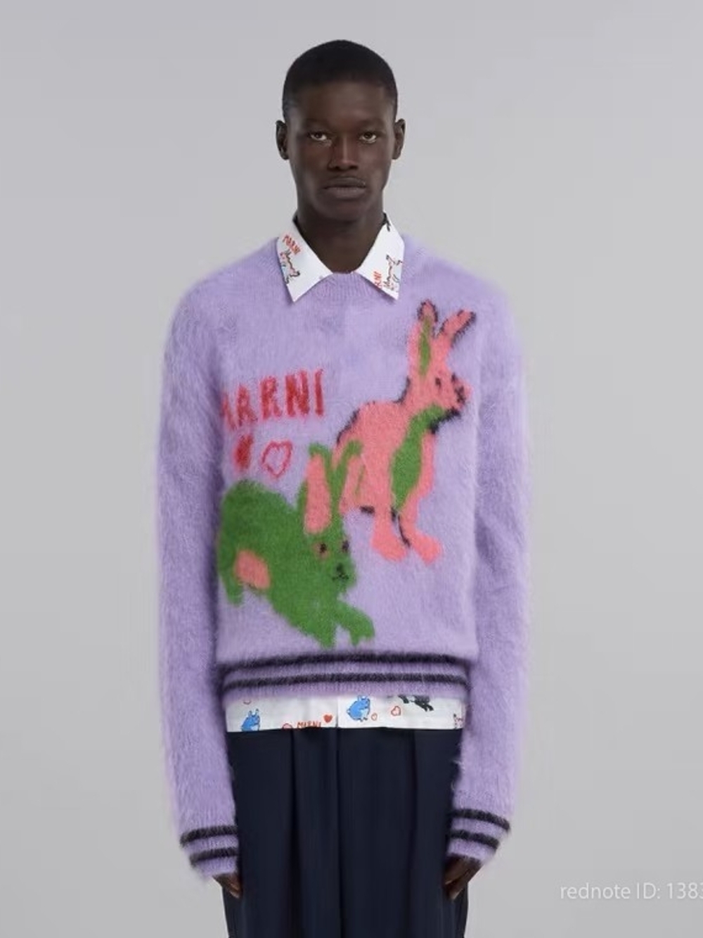 Marni Rabbit Print Shirt - Picture 2 of 12